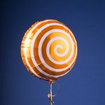 К Круг Леденец Спираль Оранжевый 18'' / 46 см (БГ-15)