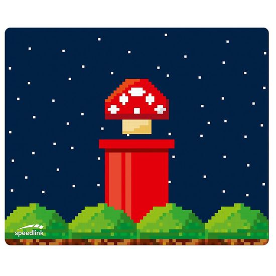 PC Коврик для мыши Speedlink Vinpad Mousepad retro-design (mushroom) (SL-620702-RETRO)