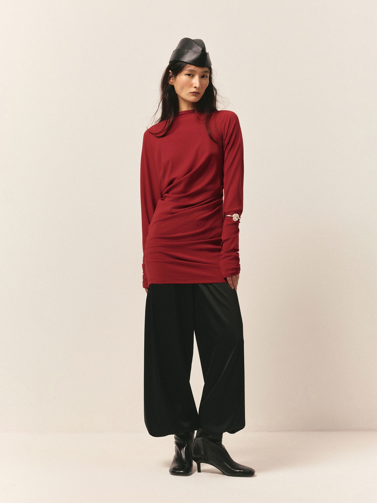 Платье с драпировками