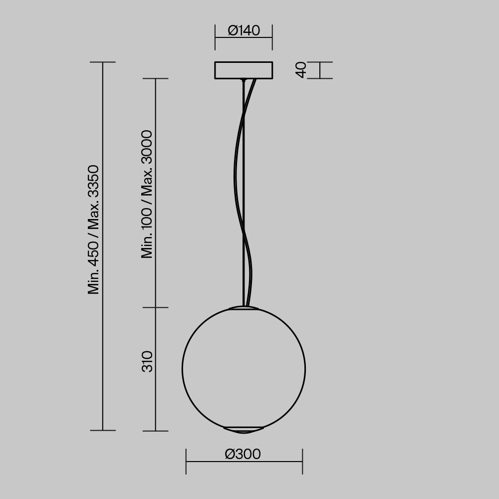 Светильник подвесной светодиодный Maytoni   MOD397PL-L15CH3K