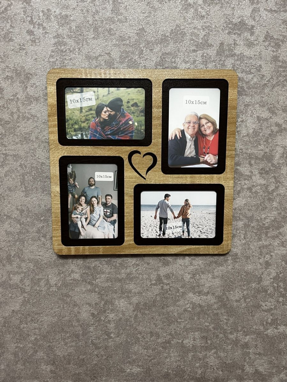 Фоторамка "LOVE" на 4 фото 10х15см