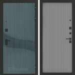 Входная дверь Бункер BN-13 - 29 Серый софт рельеф