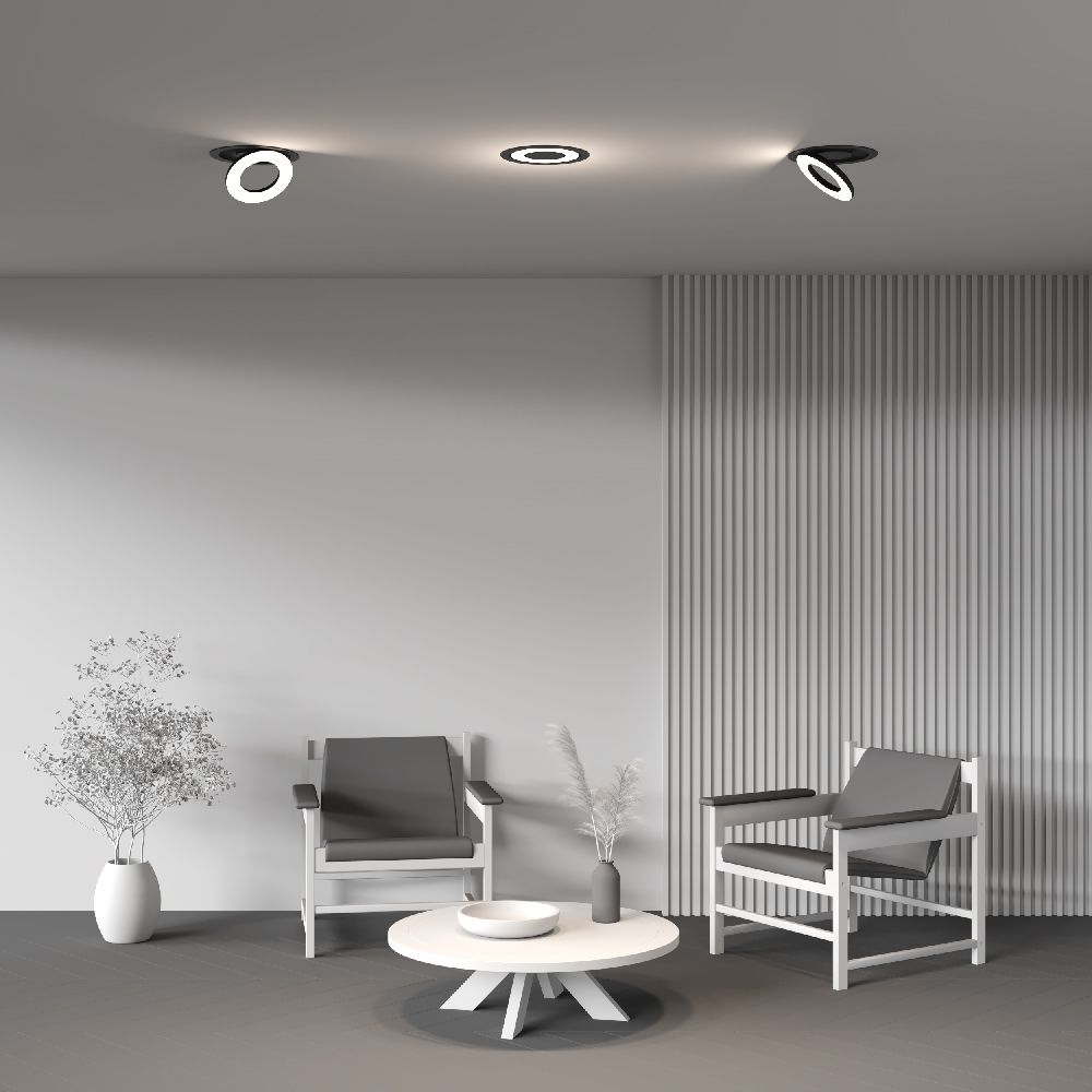 Светильник встраиваемый светодиодный Maytoni   DL102-12W4K-B