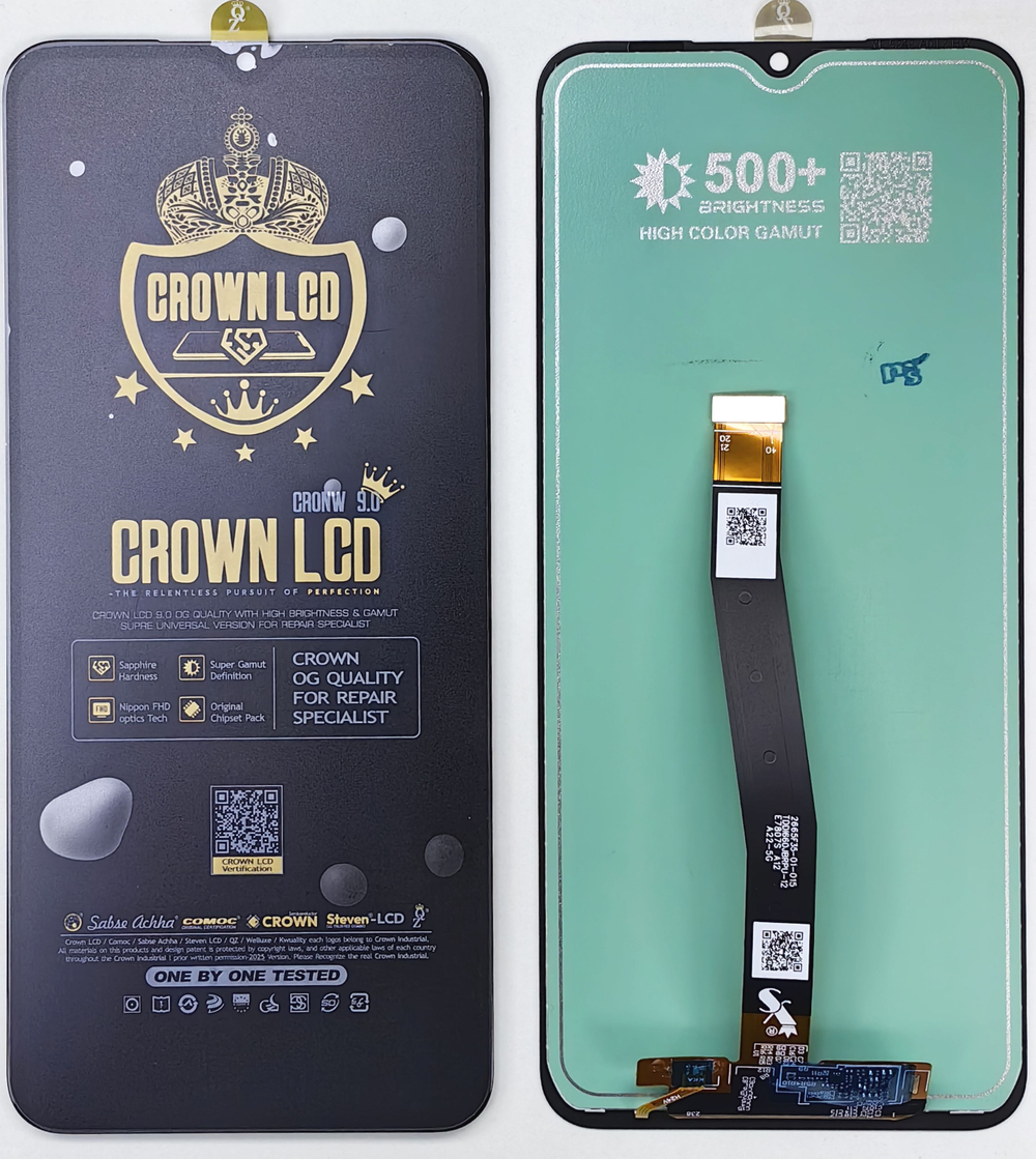 Дисплей Samsung A13 5G/ A02/ A12/ A12S/M12/M127F/ M02/ A32 5G/ M32 5G/ A04S; бренд Crown (как OR100)