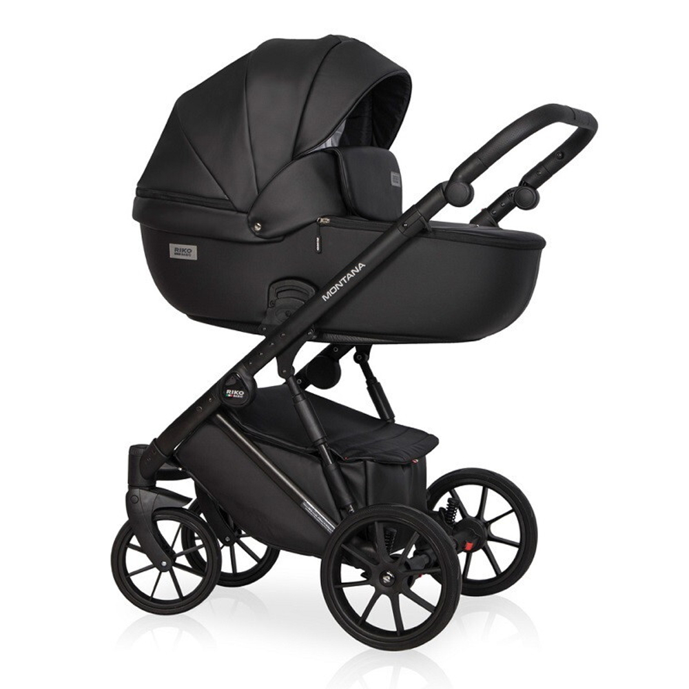 Детская коляска Riko Basic Montana Ecco 2 в 1 12 Black