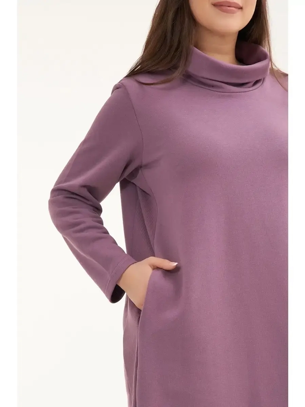 Платье теплое из футера