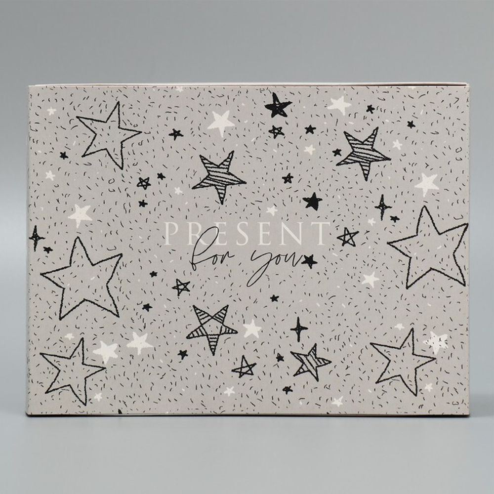 Коробка складная «Звёзды», 20 × 15 × 8 см