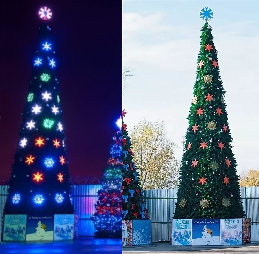 Макушка - звезда на елку «Снежинка» Стандарт