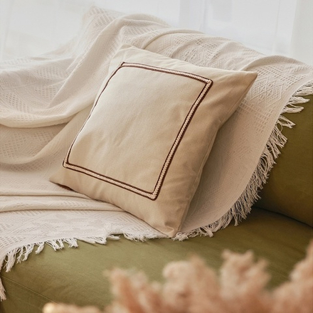 Наволочка декоративная SL Home «СофтЛайнс», 43×43 см, хлопок 100%