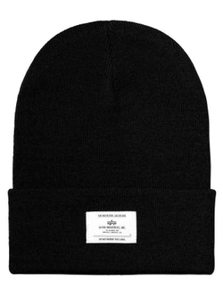 Шапка - Alpha Essential Beanie (черная)
