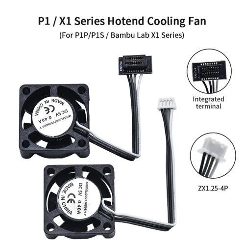 Вентилятор Хотэнда hotend для X1 / P1 Bambulab