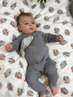 Пеленка Лесной ёжик фланель 90*130 RinaAmari