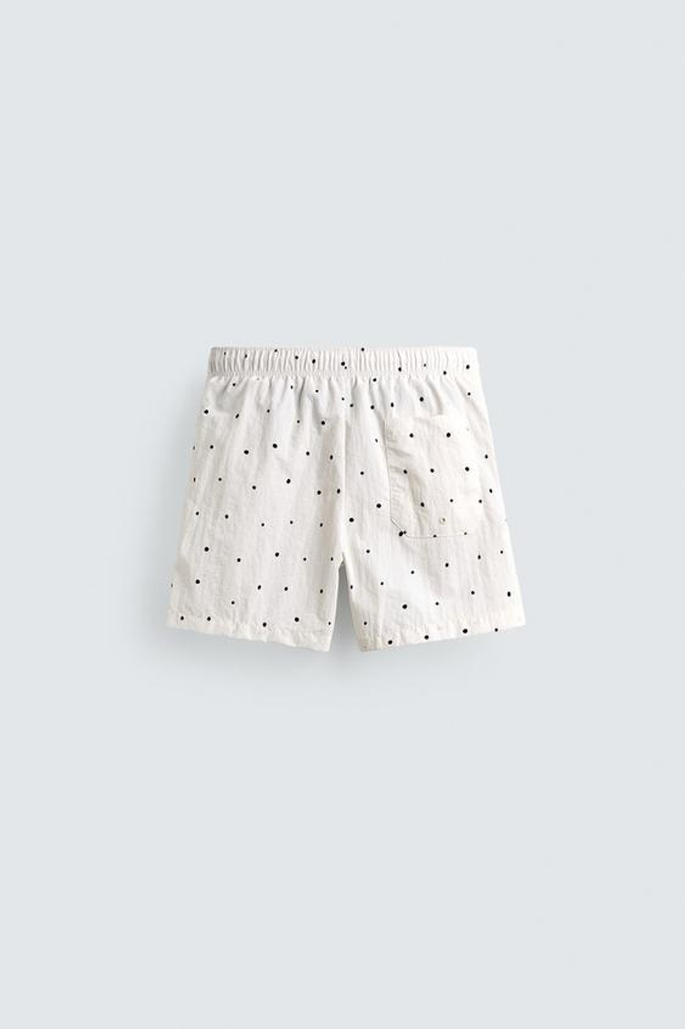 ZARA ПЛАВКИ В ГОРОШЕК, ЭКРЮ