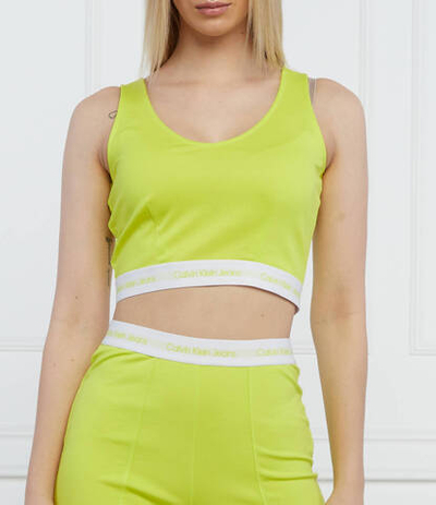 топ CALVIN KLEIN JEANS - зеленый(J20J218278)