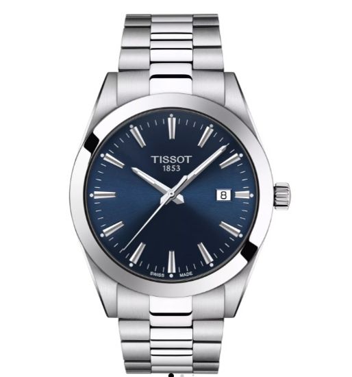 Мужские швейцарские часы Tissot T127.410.11.041.00 на браслете 2