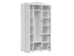 Спальня Италия-4 мягкая спинка белое дерево