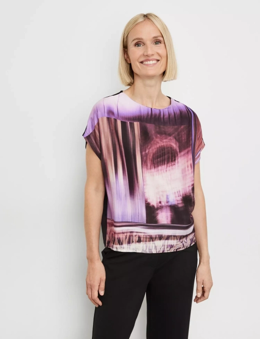 Блузка из модала и хлопка