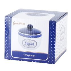 Сахарница " " 11х11х10,5см v=450мл (подарочная упаковка)