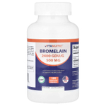 Vitamatic, Бромелаин, 500 мг, 180 вегетарианских капсул