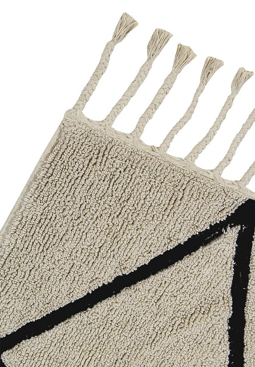 Ковер Lorena Canals Bereber Берберский черно-белый бежевый 140х200 см