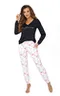Flamingo pyjamas Black