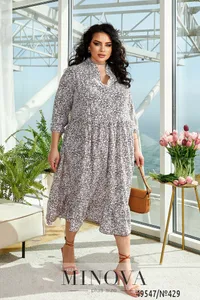 Платье 429-коричневый Minova