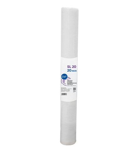 Картридж механической очистки SL20 (Slim Line, PP, 63/508 - 20 микрон) полипропилен вспененный