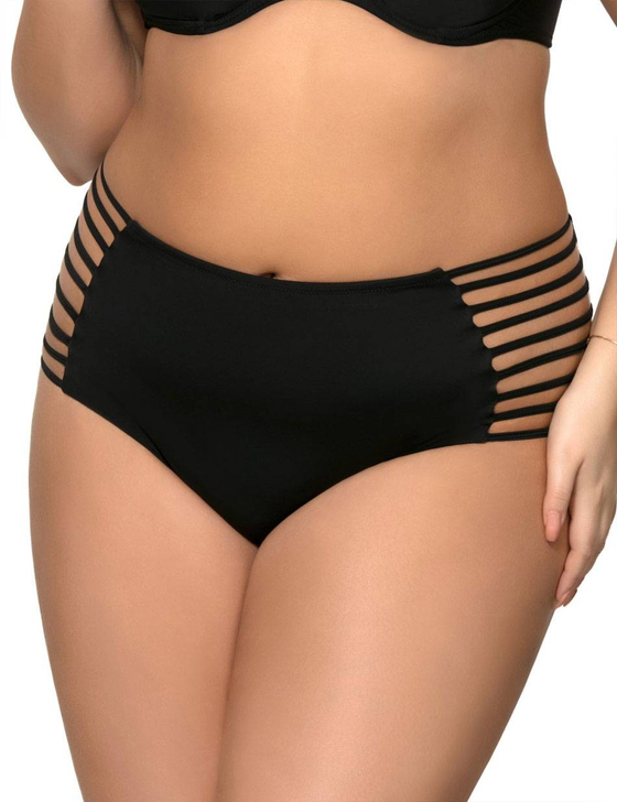 Высокие плавки с боковыми вырезами Ava SF13/6 black
