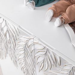 Комод Тропик Классик с 2 полками Айс Голд