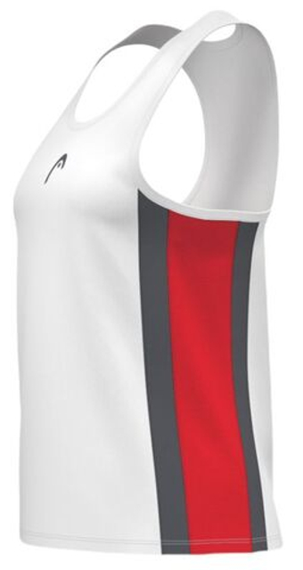 Футболка для девочки теннисная Head Girls Club 25 Tank - белый