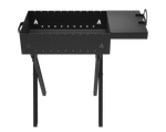 Мангал разборный ИРБИС со съёмной полкой и ручками для переноски. вид спереди