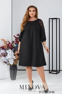 Платье 24-06-Черный Minova