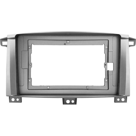 Комплект рамки с разъёмами 9" Toyota Land Cruiser 105 1998-2007 кондей, серебро - Car-Smart 7083-105