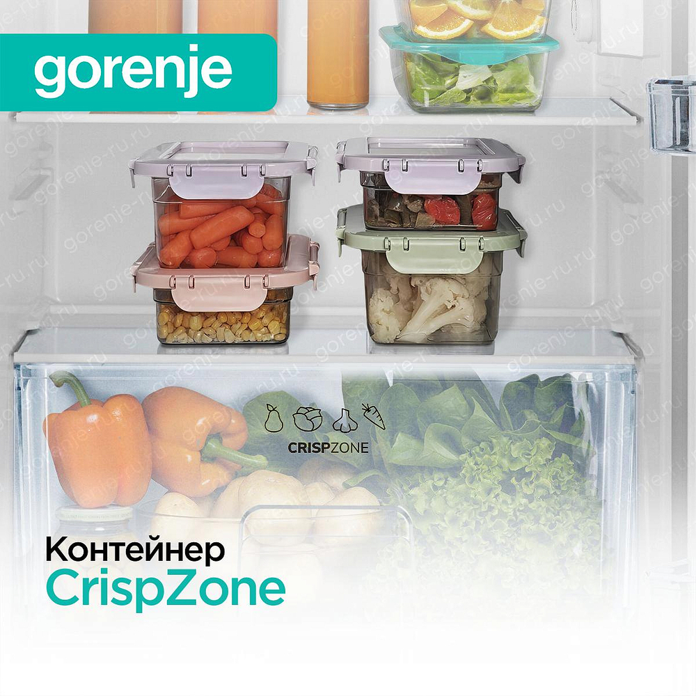 Отдельностоящий Двухкамерный холодильник Gorenje RF212FPW4