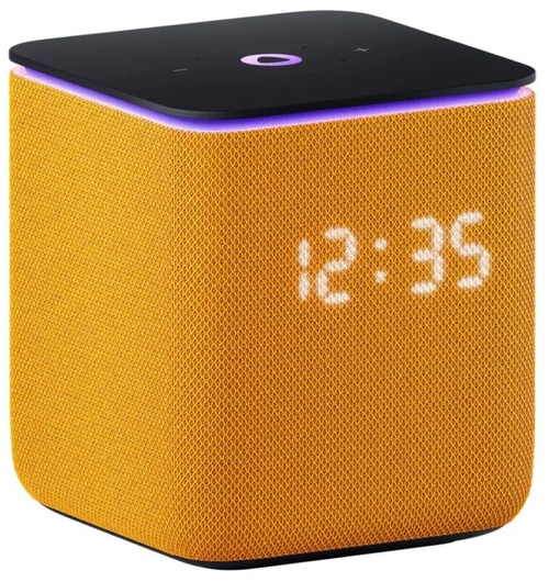 Умная колонка Яндекс Станция с Алисой Миди с Zigbee, Оранжевая