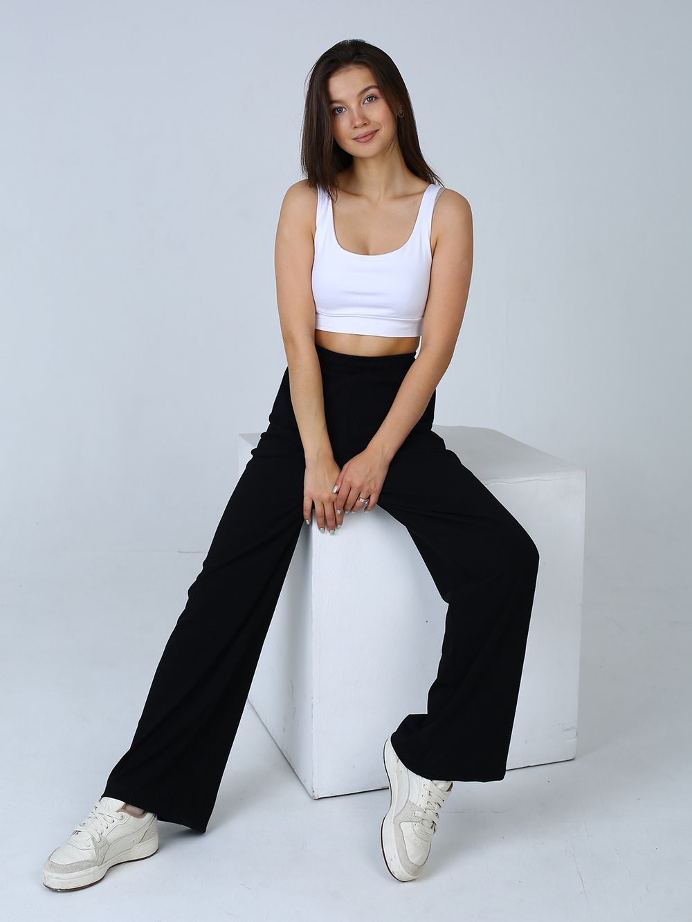 С-318 Брюки-палаццо (ФУТЕР)