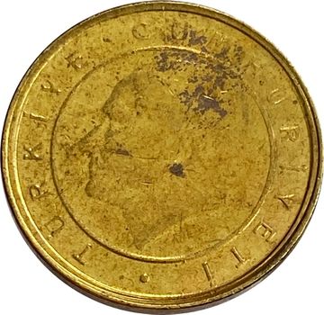 1 новый куруш 2005-2008 Турция