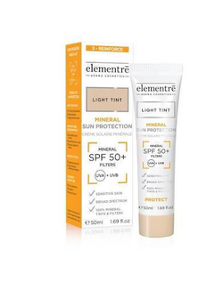 СПФ ЛАЙТ (2-3 фототип кожи) MINERAL SUN PROTECTION SPF50+ LIGHT 50 ml от Elementrè Dermo Cosmetics, Швейцария