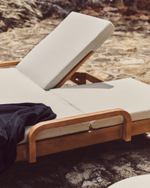 Двойной шезлонг Sonsaura из массива эвкалипта