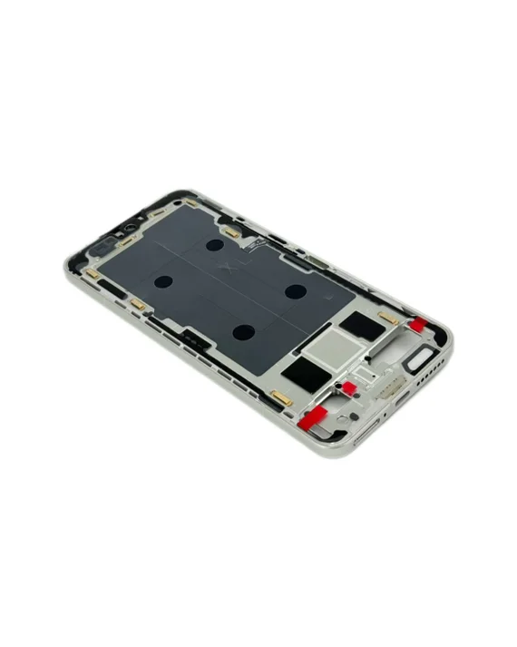 Рамка (средняя часть корпуса) для Xiaomi Mi 14 Ultra Белая (White)