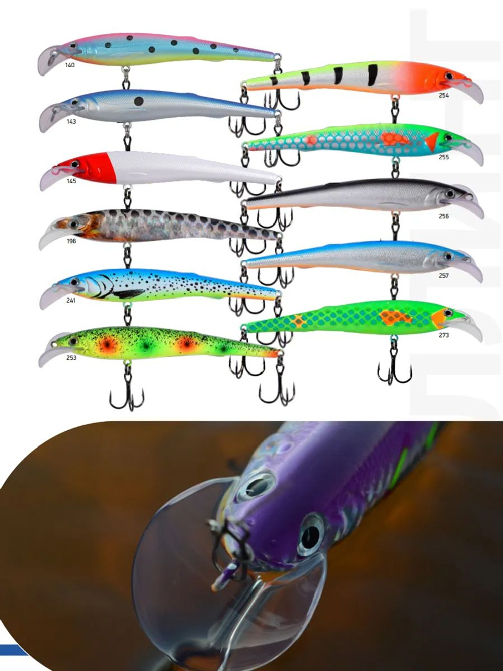 Воблер для рыбалки LureMax STINKA 110FMR-255 12 г. плавающий