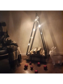 Дровница елка металлическая