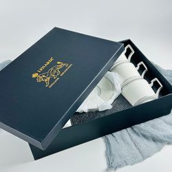 Lenardi 244-054 Чайный набор 12пр .280мл в под.уп.(х8)Фарфор