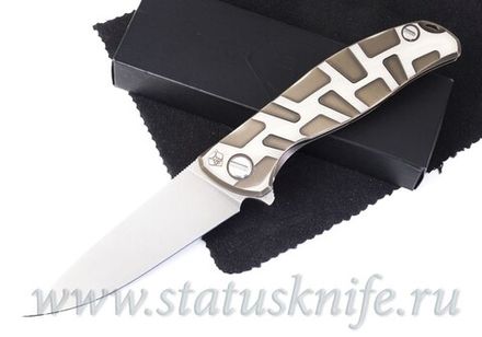 Нож Широгоров Flipper 95 М390 Т узор Дуо Тон