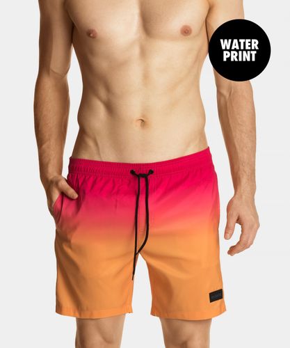 Пляжные шорты мужские Atlantic, 1 шт. в уп., полиэстер, розовые, KMB-210