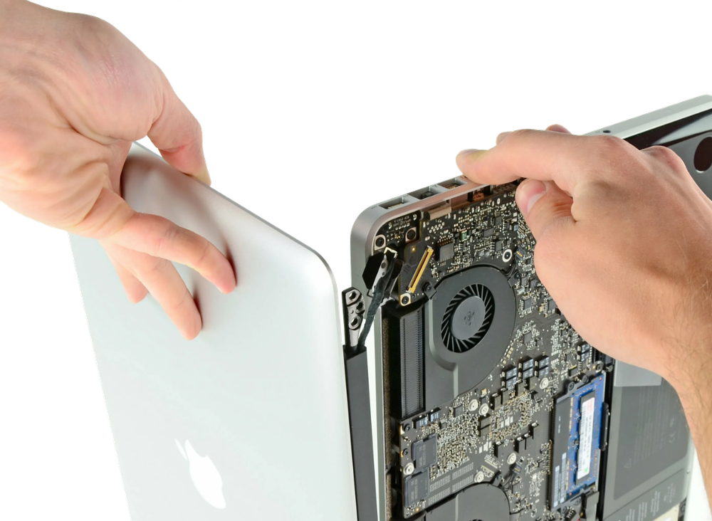 Замена дисплея, Оригинал (LCD в сборе с крышкой) на MacBook Air 13 M1 A2337