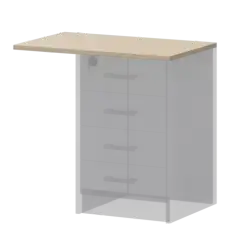 Крышка к приставным тумбам А-706.Ф Бук 730x450x22 Арго