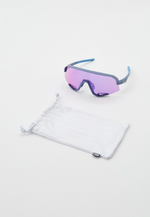 Спортивные очки с диоптриями 100% SLENDALE Satin Storm Metallic - Purple Mirror Lens