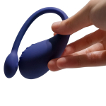 Синее аккумуляторное виброяйцо 9,4см Sose Aurora AU00102