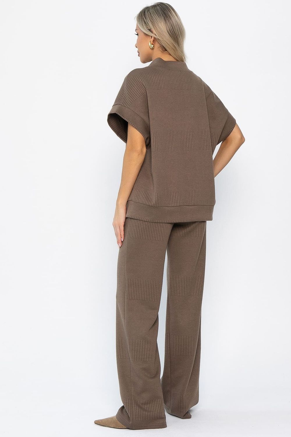 Костюм трикотажный Уютный шарм (коричневый) К14250-5М LT Collection